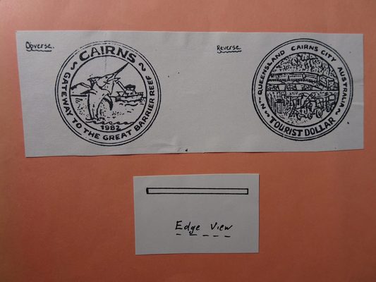 Free Hand Design of the Cairns Tourist Dollar